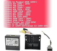 Adattatore per cavo Quad Lock per decoder CANBUS da 16 pin al cablaggio per Peugeot 2008 3008 308 307