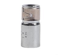 Adattatore per chiave a bussola da 1/4 di pollice quadrato per argento a pollici Hex Shank Bit Holder Chrome Drive acciaio vanadio alta coppia e durata 1/4
