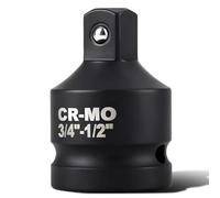 Adattatore per chiave a bussola da 3/4 F a 1/2 m, dadi per avvitatore a percussione, adattatore per utensili a percussione, adattatore per chiave a bussola, adattatore a percussione per cricchetti