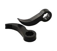 Adattatore per chiave dinamometrica, 2 teste di leva da 1/2", strumento di smontaggio a forma di corno a leva per auto