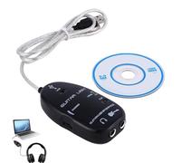 Adattatore Per Chitarra Walfront - Cavo USB Per Chitarra E Basso | Compatibile Con Di Registrazione | Adattatore Di Connessione USB, Linea Di Registrazione Compatibile Con PC Xbox Cavo Au