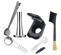Adattatore Per Cialde Caffè J6PE Convertitore Per Cialde Caffè Vassoio Convertitore Adattatore Per Capsule Base Porta Baccello(SET)
