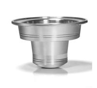 Adattatore per cialde da caffè in acciaio inox progettato per Espresso ENV135 e GCA1, riutilizzabile e progettato per mantenere il sapore del caffè e resistere ai danni (capsule)