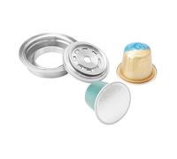 Adattatore per cialde di caffè in acciaio inox, adattatore per capsule di caffè fai da te per il tuo gusto di caffè, adattatore per cialde di caffè per Nespresso Vertuo