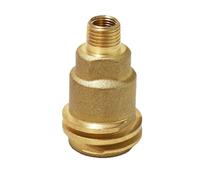 Adattatore per cilindri in ottone massiccio da 1/4 di pollice maschio connettore filettato connettore bottiglia regolatore cilindri in ottone massiccio