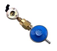 Adattatore Per Cilindro A Gas Da 21Mm Con Regolatore Di Gas A 37Mbar E Dado