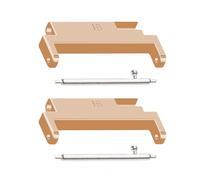 Adattatore per cinturino da polso a sgancio rapido per smartwatch da 18 mm-20 mm, regolabile, in metallo, 2 pezzi, connettore in metallo per smartband, adattatori, cinturini per orologi, kit di