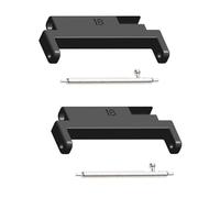 Adattatore per cinturino per orologio, a sgancio rapido, in metallo, compatibile con braccialetti da 18 mm-20 mm, 2 connettori in metallo per smartband, adattatori per cinturini per orologi, kit di