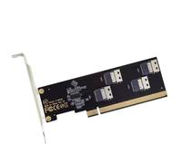 Adattatore per computer a mezza altezza PCIe X16 A SFF8654 4i 8i Scheda Grafica Scheda Scheda di Espansione Per PC Desktop Accessori