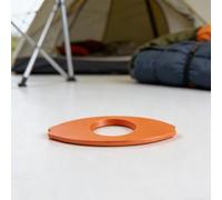 Adattatore per condotto dell'aria per prese di riscaldamento diesel da 7,6 cm per consentire il trasferimento di aria calda in campeggio per tende e baracche da pesca sul ghiaccio (blu)