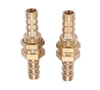Adattatore Per Connettore Accoppiatore Per Raccordo a Paratia in Ottone 2 Pezzi(6mm)