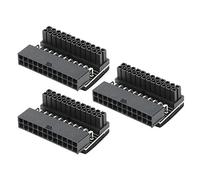 Adattatore per connettore di alimentazione della scheda madre, 3 pezzi, giunto girevole a 90 gradi ATX 24P per una gestione ordinata dei cavi, accessorio fai-da-te plug and play pe