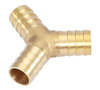 Adattatore per connettore parti di fissaggio Tubi raccordi e accessori Accessori per tubi a 3 vie a T a tubo flessibile in ottone per tubo olio gas acqua combustibile 14mm 1pcs