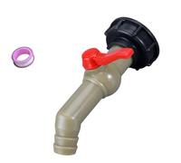 Adattatore per contenitore resistente Raccordi per acqua Connettore per irrigazione da giardino Facile da usare Interruttori per tubi flessibili Rubinetto Uscita Connettore riduttore a sfera