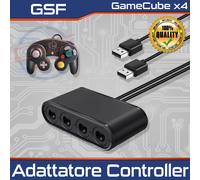 Adattatore Per Controller Gamecube Per Wii U Pc Usb Switch 4 Porte