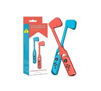 Adattatore per controller Joy-Con retrattile a 2 mazze da golf per Nintendo Switch per Mario Golf Games Switch