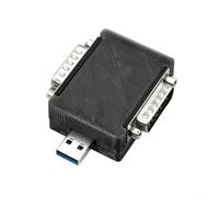 Adattatore per controller MiSTer SNAC NeoGeo DB15, convertitore controller nativo a bassa latenza USB con guscio protettivo stampato in 3D, adatto per NeoGeo AES originale per gamepad arcade (nero)