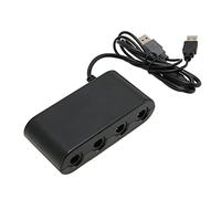 Adattatore per Controller per Gamecube, Adattatore per Controller per Wii U, PC, per Switch, Adattatore per Controller di Gioco 3 in 1 a 4 Porte con Funzione Turobo