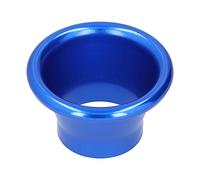 Adattatore per corno turbo di aspirazione aria fredda 2,6 pollici, parte di modifica per auto in alluminio CNC (Blu)