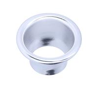 Adattatore per corno turbo di aspirazione aria fredda 2,6 pollici, parte di modifica per auto in alluminio CNC (Argento)