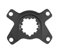 Adattatore per corona bcd 110 per guarniture a montaggio diretto, nero | Converte il montaggio diretto per Bcd 110 mm, si adatta ad anelli stradali a 4 bulloni, finitura nera