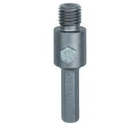 Adattatore per corone M 16 con codolo esagonale 11 mm, 80 mm