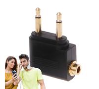 Adattatore per cuffie a compagnia aerea, adattatore per cuffie aeree, Adattatore per jack audio 'aeroplano, Connettori audio e video robusti, auricolari e accessori per il capodanno cinese, San