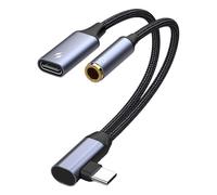 Adattatore Per Cuffie Cavo Intrecciato Convertitore Caricatore Ergonomico