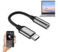 Adattatore per cuffie da 3,5 - USB di tipo C a cuffie e caricabatterie da 3,5 cm, tipo C a jack dongle Adapter | Cavo audio Aux Converter, treccia di nylon sottile e un cavo di nylon