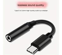 Adattatore per cuffie da tipo C a 3,5 mm Cavo audio jack USB-C da 3,5 per Huawei P30 Xiaomi Samsung Oneplus Adattatore audio per auricolari