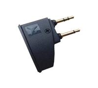 Adattatore per Cuffie da Volo Spina Mono da 3,5 un Spine 2X3,5 Compatibile con QC45 QC35 QC3 QC25 QC20 Adattatore per Cuffie Aeree