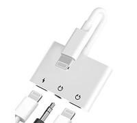 Adattatore per cuffie Lightning a jack audio AUX da 3,5 mm e caricabatterie Extender Dongle Splitter cuffie auricolari per iPhone 11 12 Mini pro max xs xr x se2 7 8 Plus per iPad Air Cavo convertitore
