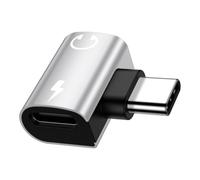 Adattatore per cuffie per iPhone 17e 16e, 2 in 1 da USB C a USB C Aux Audio Jack con convertitore di ricarica rapida da 60 W per Samsung Galaxy S26 Ultra S25 FE A17 A16 A15 5G iPhone 17 Pro Max 16e