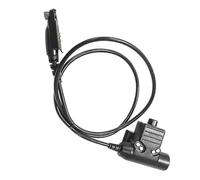 Adattatore per cuffie tattiche PTT U94 per uso civile, connettore Push to Talk per walkie talkie Ailunce HD1 HD2