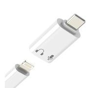 Adattatore per cuffie USB C maschio a Lightning femmina per iPhone 17 16 15 Pro Max per Apple Audio Lighting Microfono Tipo C Convertitore Auricolare Cavo Mic Auricolari per iPad Compatibile per