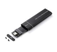 Adattatore per Custodia SSD M.2 NVMe 10 Gbps USB C 3.1 Gen2 Custodia NVMe Custodia Esterna Lettore NVMe Custodia NVMe Argento