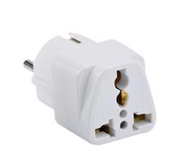 Adattatore Per Da Viaggio Europeo - Build In Rame, Doppio Pin | Convertitore Per Plug UE Durevole UE Con Una Presa Per La Conversione Di Potenza Sicura, Ideale Per Viaggi D'affari, Utilizzo