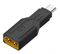Adattatore per di Ricarica per usb-c a per xt60 100W Nero Adattatore | Compatibilità Type-C, trasferimento dati stabile, design plug-and-play semplice