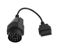 Adattatore per diagnostica rotonda OBD2, cavo scanner OBD II, da 20 pin a 16 pin, per B M W E36 E38 E39 E46 E53 X 5 Z3 parti auto e moto