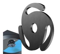 Adattatore Per Dischi In Alluminio Solido,Inserto Leggero In Alluminio Per 45 Giri Al Minuto | Adattatore A Cupola | Per DJ Caffè Amante Della Musica Appassionato Della Musica Uso Interno