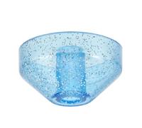 Adattatore per Dischi in Vinile 45 Giri, Plastica e Alluminio Blu | Forma a Cupola, Riduce Movimento del Foro Centrale, per Vinili da 7 Pollici e Ascolto Domestico