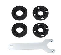 Adattatore per disco abrasivo angolare, disco abrasivo per smerigliatrice angolare, kit di montaggio per smerigliatrice angolare - Morsetto in ferro, flangia da 125 mm, materiale solido per taglio e