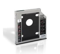 Adattatore per disco rigido da 9.5mm su un'unità ottica da 12.7mm (accessorio per l'installazione di un secondo disco rigido o SSD su un laptop)