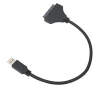 Adattatore per disco rigido, supporto per chip da USB3.0 a SATA ASM1153E Materiale ABS hot swap Plug and Play con indicatore LED per SSD per HDD