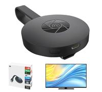 Adattatore per display HDMI wireless, 1080P Screen Mirroring Dongle con doppia decodifica H.265, compatibile con Android/iOS/Windows/Mac, supporta DLNA, Airplay, Miracast, AirMirror per uso TV