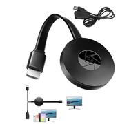 Adattatore per display HDMI wireless 4K HDR HDMI Mirroring WiFi Display Dongle Trasmettitore Supporto Streaming Ricevitore TV Plug and Play Bassa latenza per Android IOS Windows Mac AirMirror Airplay