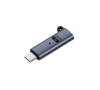 Adattatore per Display Virtuale Type-C 4K@60Hz 1080P USB C DDC EDID Dummy Plug Emulatore di Display Senza Testa Grigio Siderale