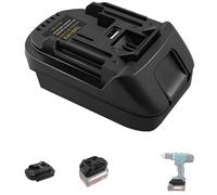 Adattatore per Einhell su per Makita, adattatore leggero e portatile, compatibile con batteria Einhell, funziona per utensili elettrici Makita da 18 V (solo adattatori inclusi)