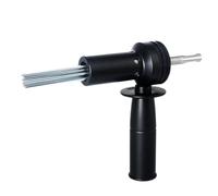 Adattatore per elettrico ad ago - Attacco per ago in acciaio da 18 pezzi, potente accessorio per la rimozione della ruggine, lavorazione e strutturazione del calcestruzzo, durevole