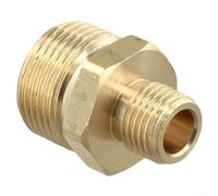 Adattatore per erogatore di schiuma a neve per idropulitrici Bosch costruito con alloggiamento in ottone e parti interne in acciaio inossidabile per resistenza (E)